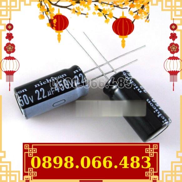 . Tụ Điện Điện Phân Tụ Điện 450 V 22 Uf mới về