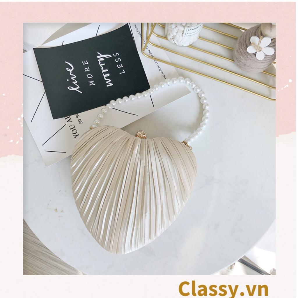 Túi dự tiệc  Classy trái tim sang chảnh, tiểu thư T266