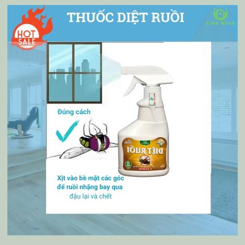 Thuốc diệt ruồi nhặng kingbio - xịt ruồi hiệu quả, an toàn