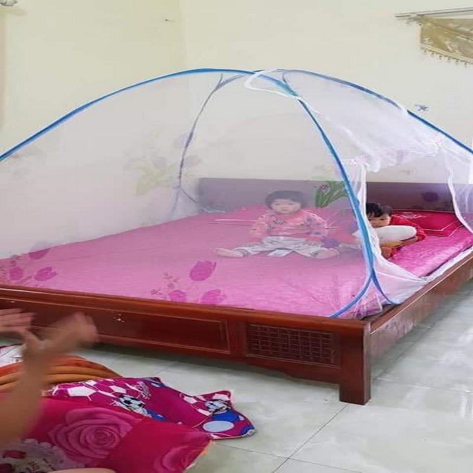 Màn Chụp Tự Bung Gấp Gọn Tiện Dụng, Mùng Chụp Thông Minh Chống Muỗi Hiệu Quả | Hàng Việt Nam Cao Cấp