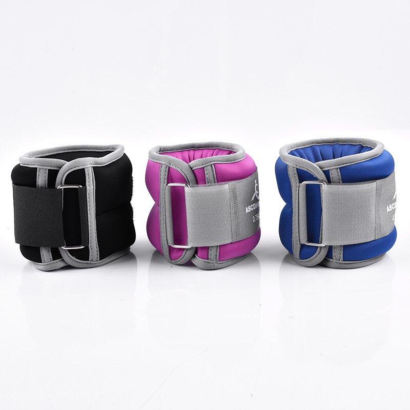 Tạ đeo cổ chân, cổ tay hỗ trợ tập thể thao, tập gym, chạy bộ loại 1kg