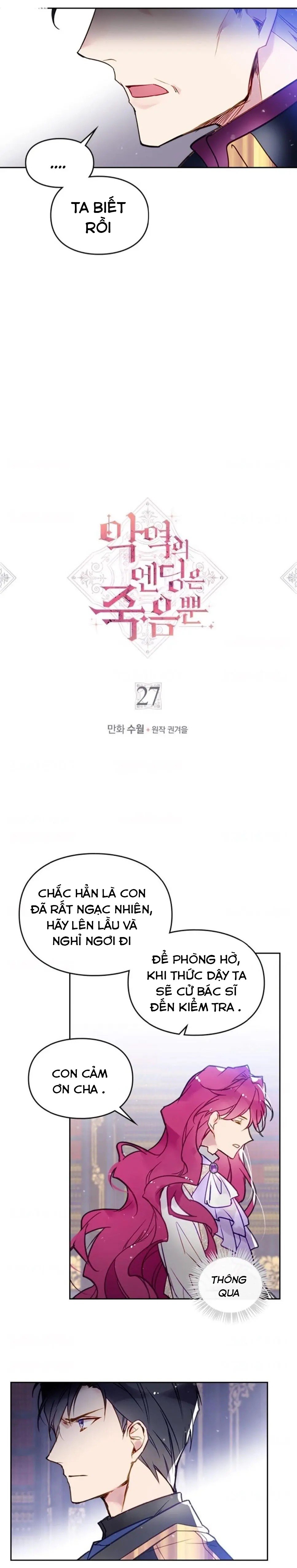 kết thúc của nhân vật phản diện chỉ có thể là cái chết chapter 27 1