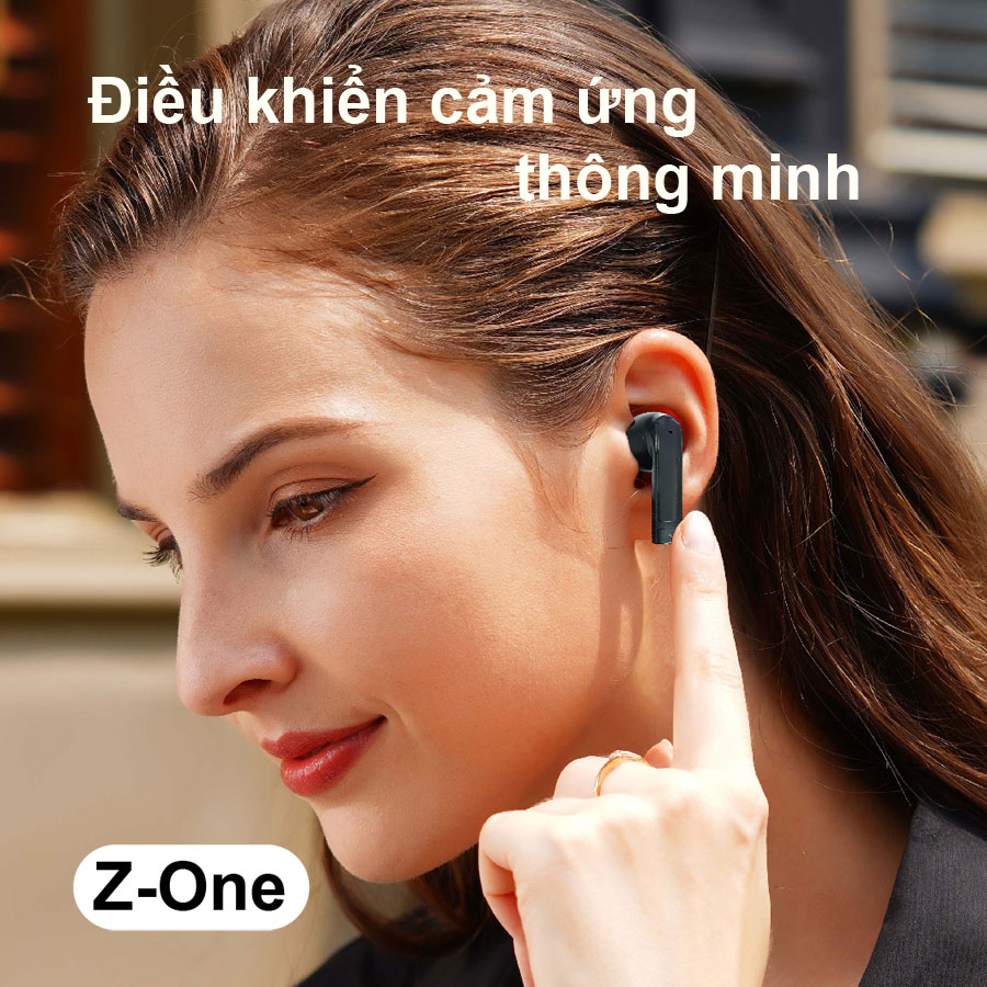 Tai nghe không dây myALO Z-One: tai nghe Bluetooth 5.3; chống nước chống mồ hôi; pin 30H; điều khiển cảm ứng, thiết kế công thái học