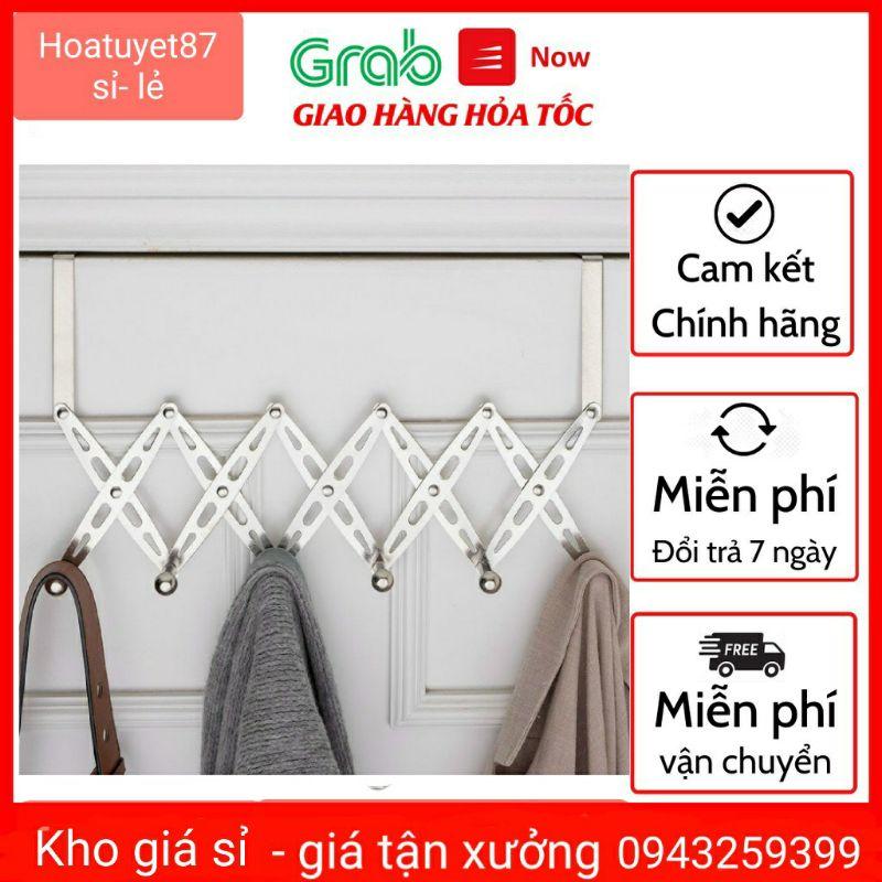 Móc zic rắc treo đồ sau cánh cửa bằng inox không gỉ