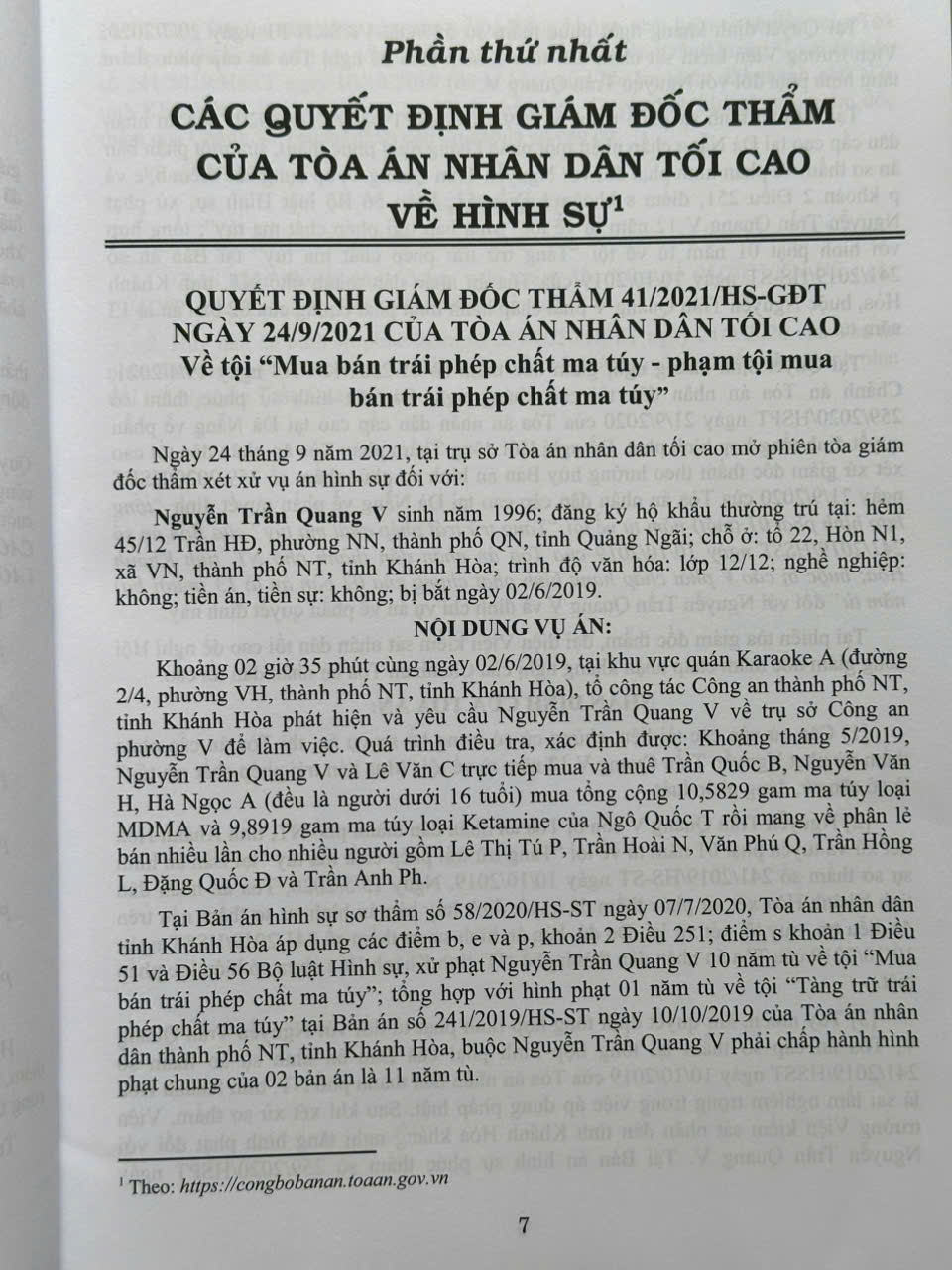 Sách Quyết Định Giám Đốc Thẩm Của Tòa Án Nhân Dân Tối Cao Về Hình Sự, Dân Sự, Hành Chính, Kinh Doanh, Thương Mại, Lao Động, Hôn Nhân Gia Đình (V2432A)
