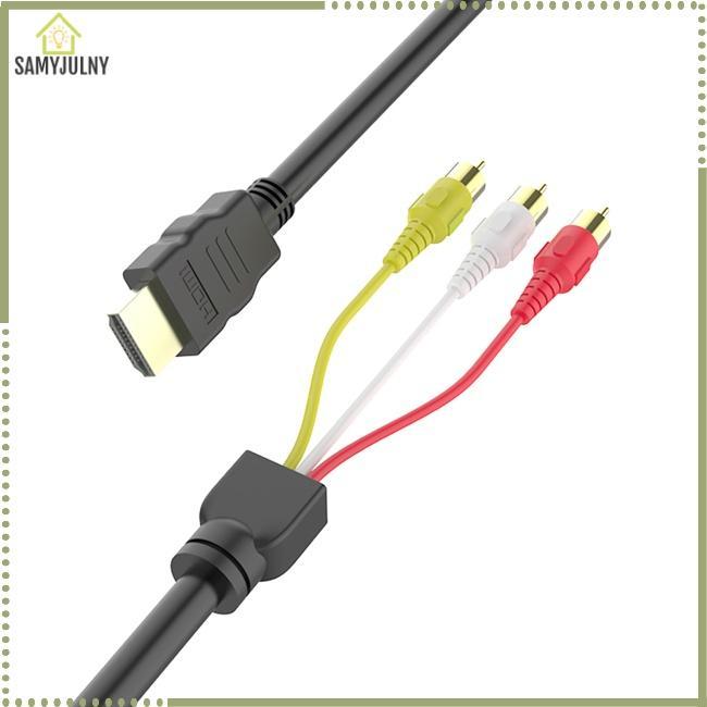 Cáp Chuyển Đổi Hdmi Sang 3rca Av 5v Nhỏ Gọn Tiện Dụng Cho Gia Đình