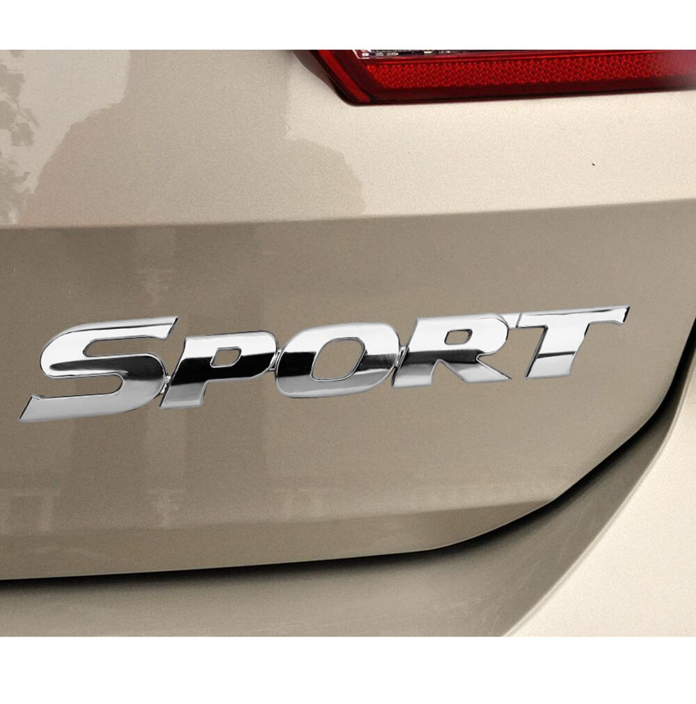 ROGTZ Tem Logo Nổi Chữ 3D Dán Trang Trí Ô Tô Xe Máy SPORT - Hàng Nhập Khẩu