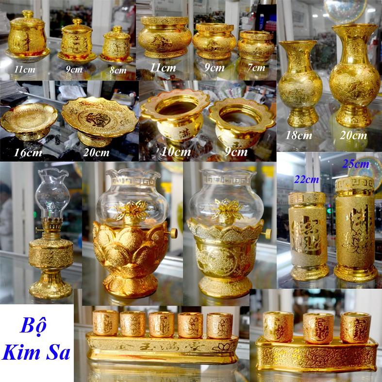 Ly nước thờ cúng kim sa vàng