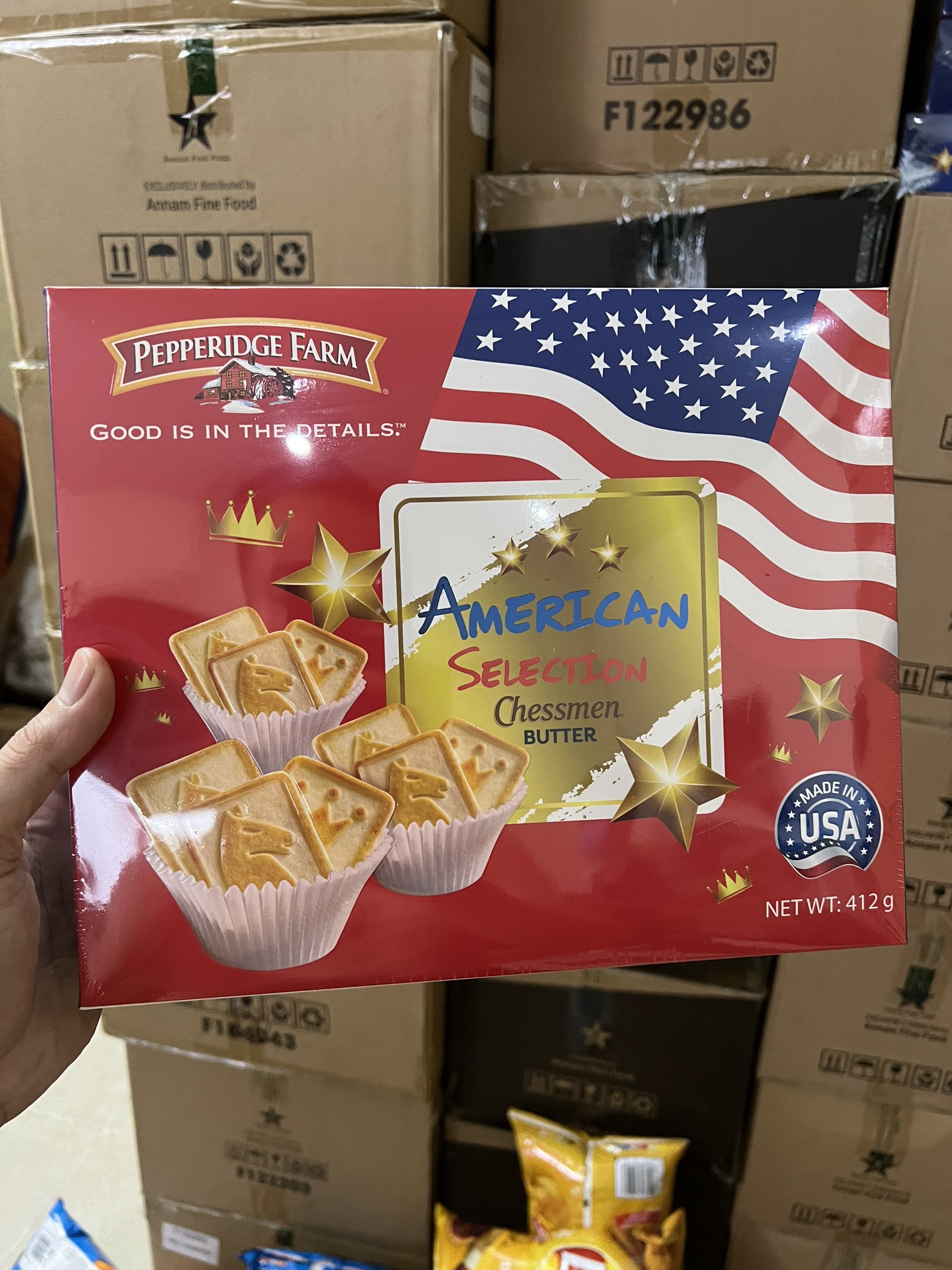 Hộp quà tết - Bánh quy Pepperidge Farm American Selection 412g- USA