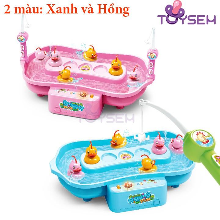Đồ chơi trẻ em bể câu vịt tạo sóng và có nhạc sử dụng Pin 3A hoặc nguồn Usb vui nhộn - Quà tặng sinh nhật cho bé
