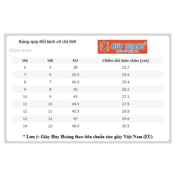 Giày tây nam Huy Hoàng da bò màu xanh đậm HT7511