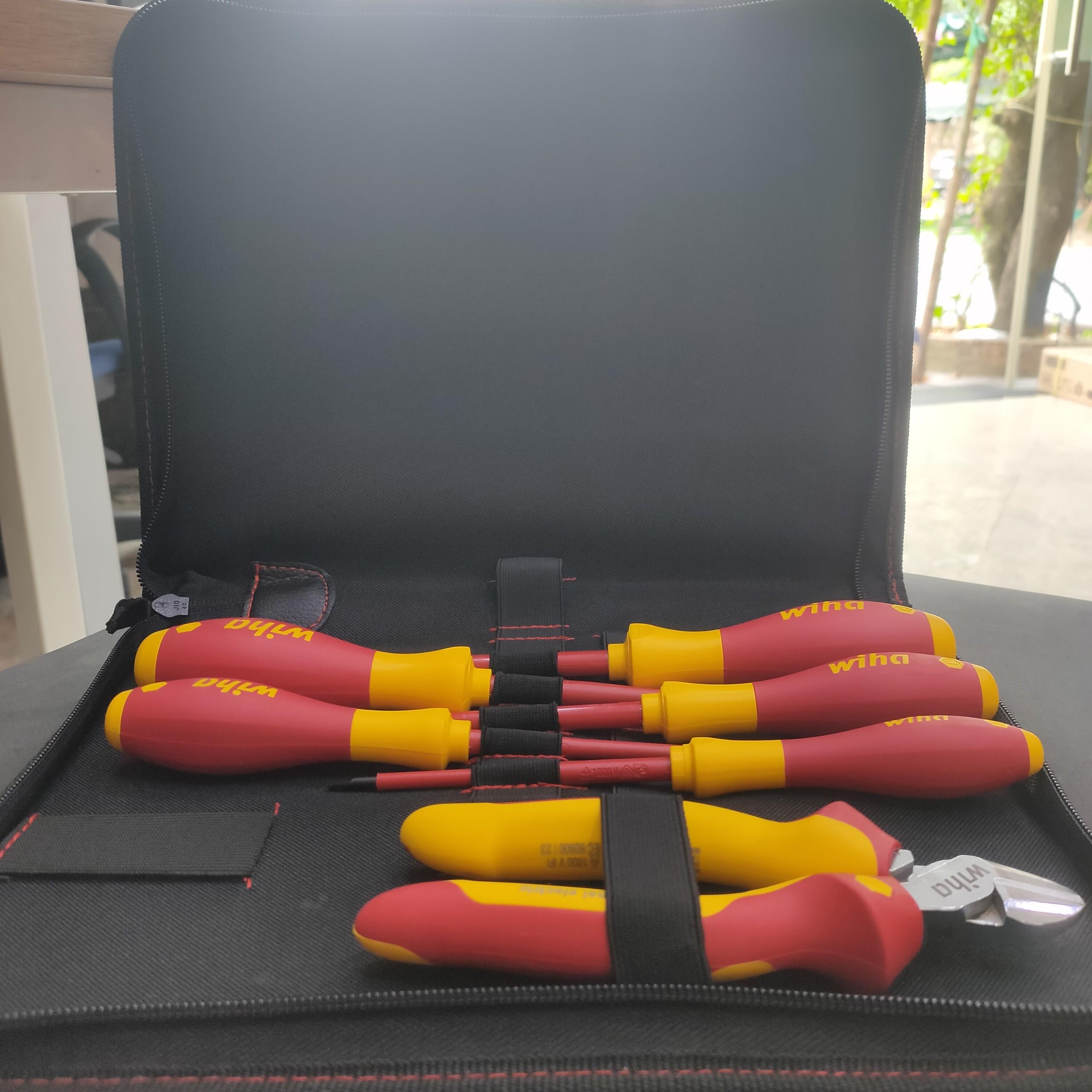 Túi đồ nghề cách điện Wiha 6 Pcs 33969