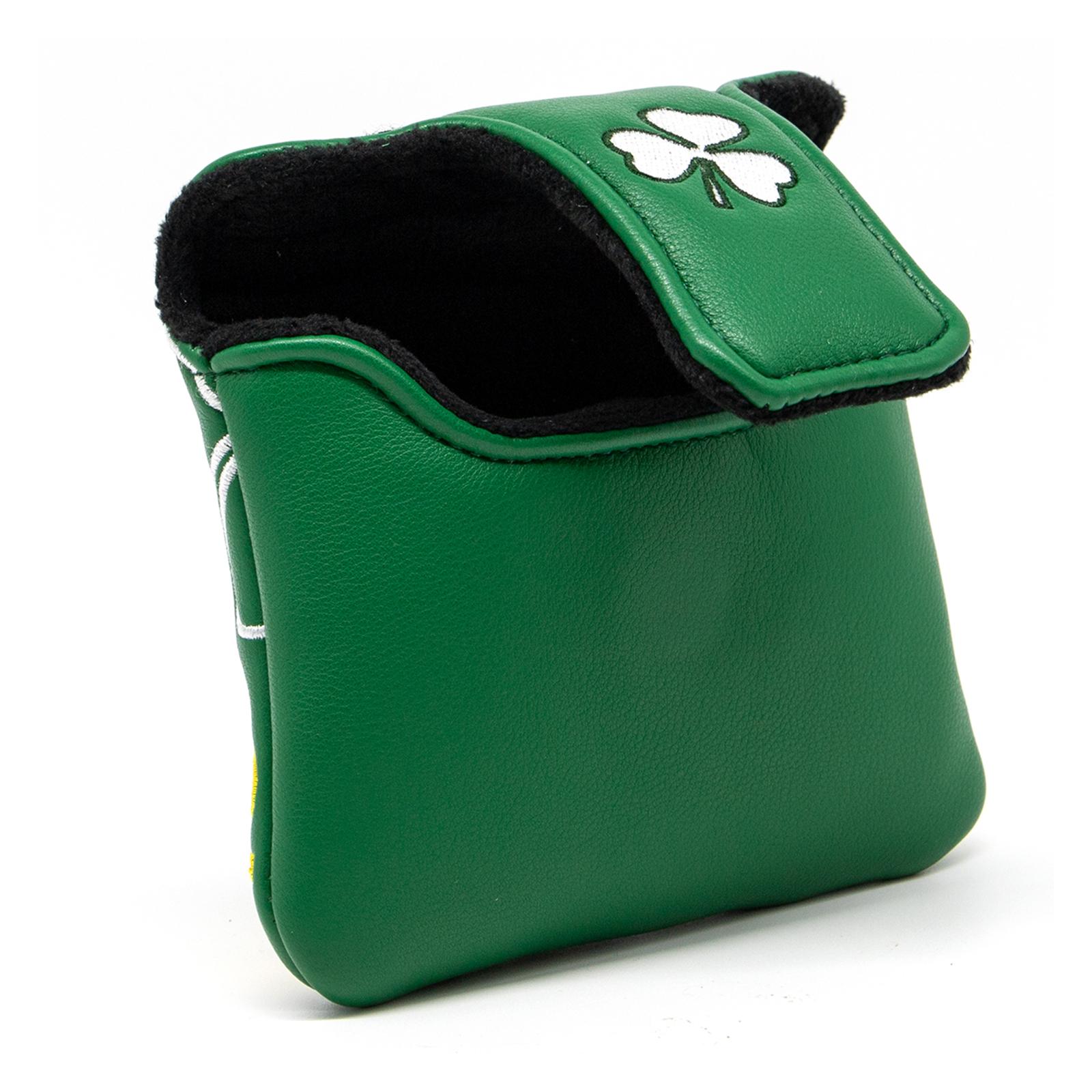 Golf Putter Cover, Square Mallet Putter Covers PU Leather Putter Headcovers Putter Head Cover with Tape Fit for All Brands