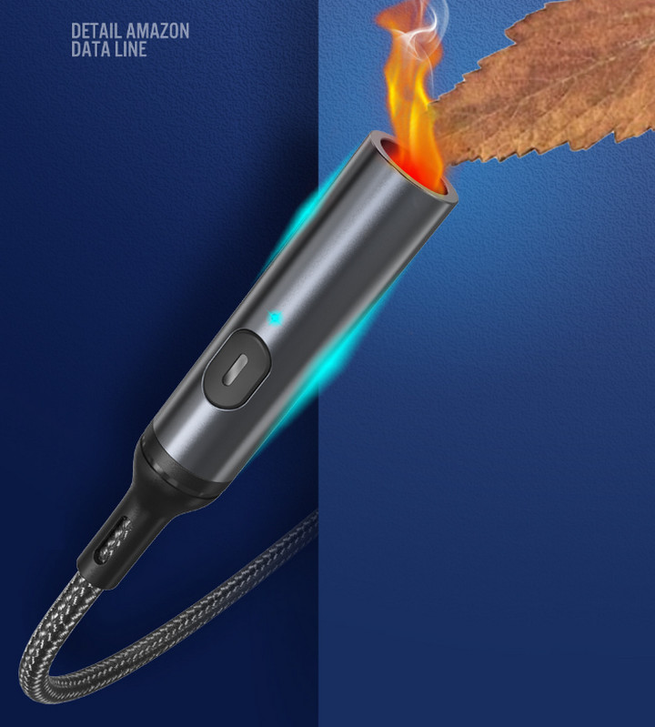 Cáp USB to Fire, Tẩu Mồi Thông Minh - Home and Garden