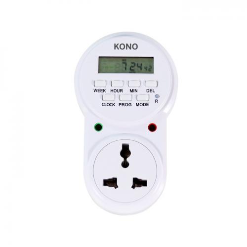 Ổ Cắm Điện Hẹn Giờ KONO ETG-63A - Hẹn Giờ Lên Đến 20 Chu Kỳ Bật Tắt