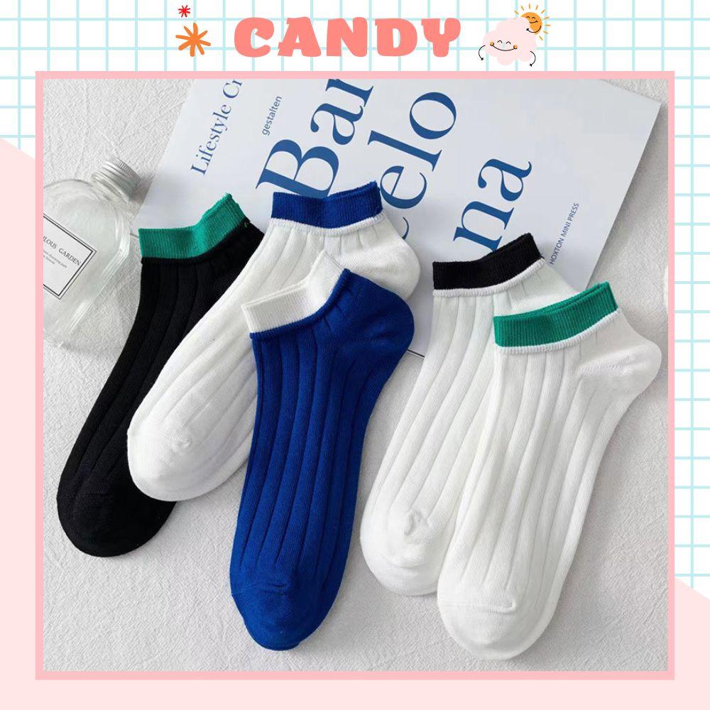 Tất unisex, tất nam cổ thấp, Set 5 đôi tất phong cách Hàn Quốc, co dãn 4 chiều, chất liệu cotton Hàn cao cấp TN-086