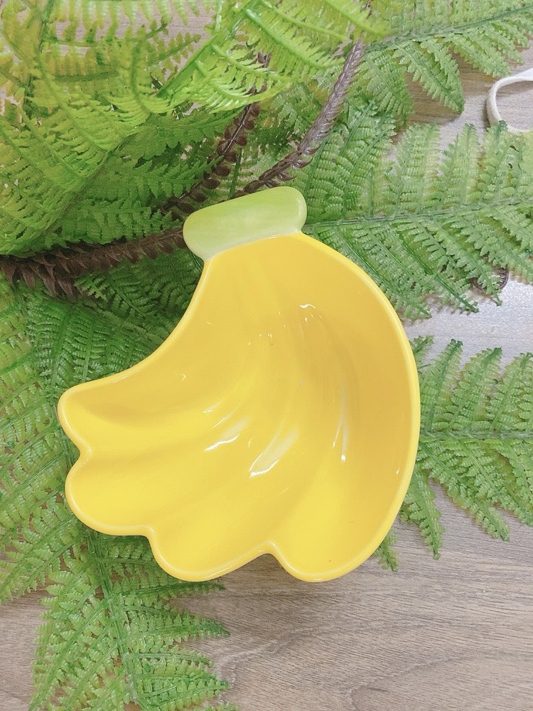 Bát sứ ăn dặm hình heo, thỏ, chuối 15cm