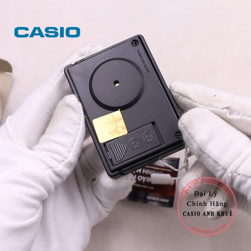 Đồng Hồ Báo Thức Du Lịch - Để Bàn Điện Tử Casio PQ-10-1R