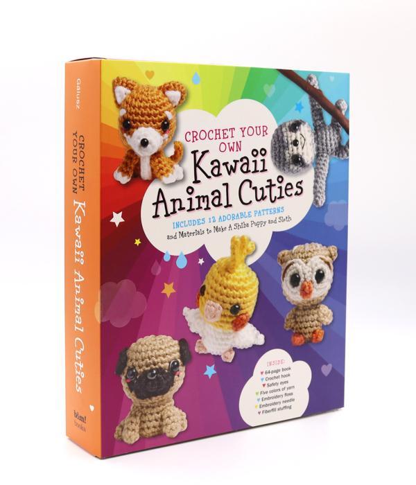 Crochet Your Own Kawaii Animal Cuties : Includes 12 Adorable Patterns and Materials to Make a Shiba Puppy and Sloth