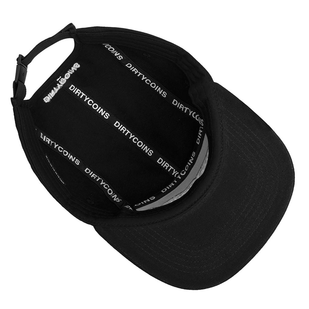 DirtyCoins Nón 5 Panels Cap - Black