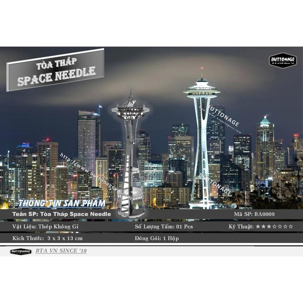 Mô Hình Lắp Ráp 3d Tòa Tháp Space Needle