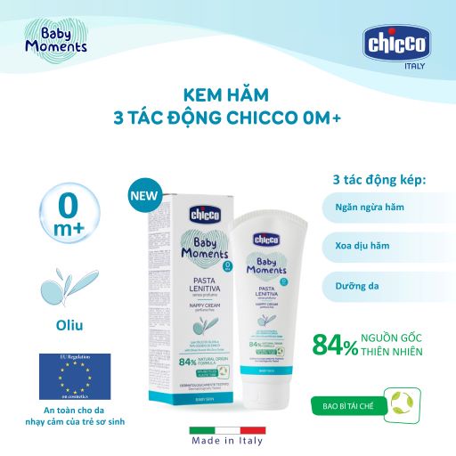 Kem chống hăm Chicco 3 tác động 100ml