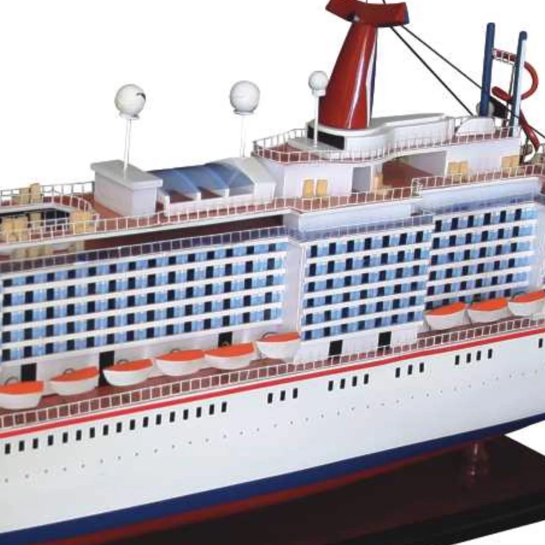 Mô hình Du thuyền CARNIVAL MIRACLE cao cấp, mô hình thuyền gỗ tự nhiên sang trọng lắp ráp sẵn 1st FURNITURE