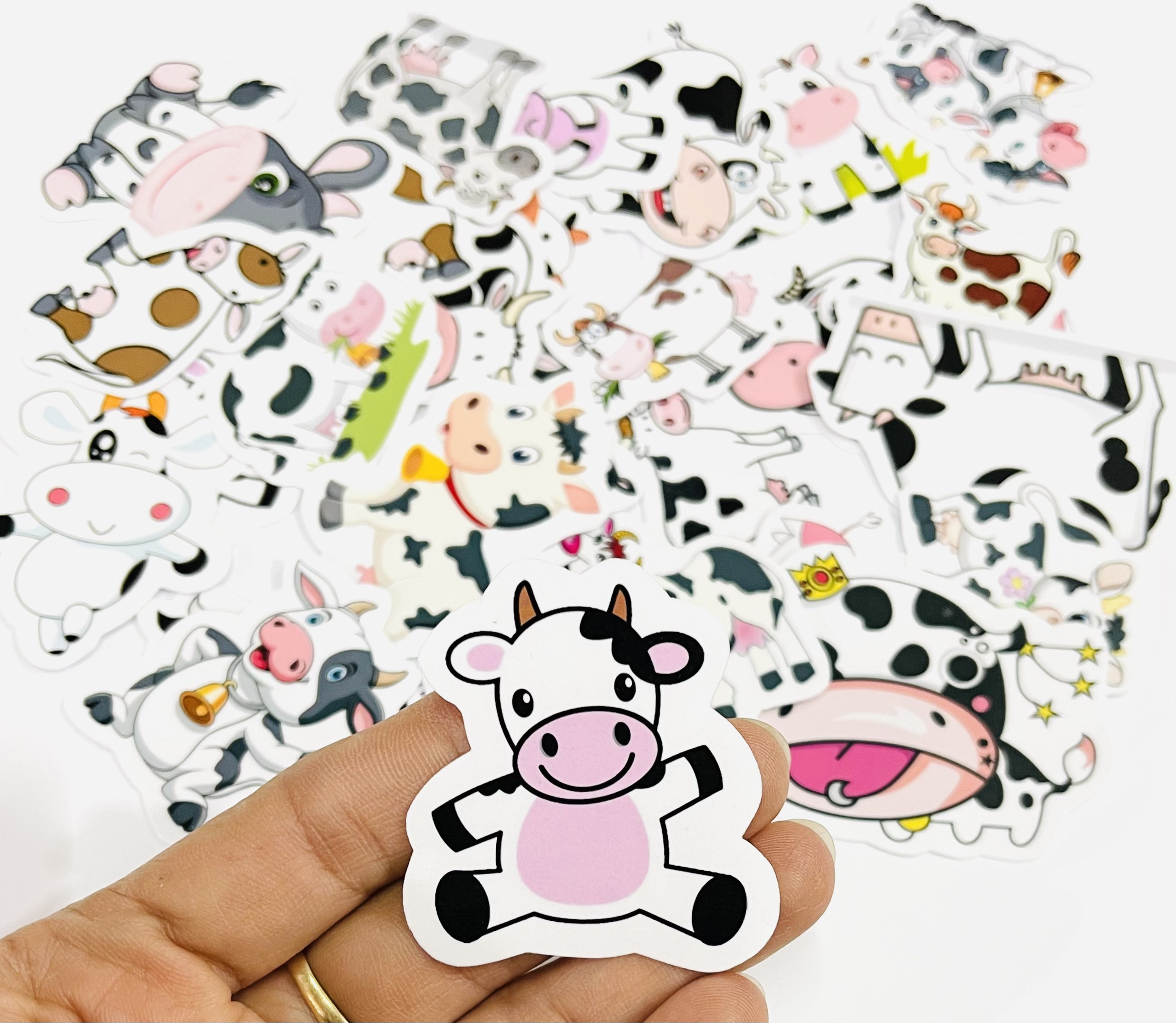 Set 60 Sticker Bò Sữa