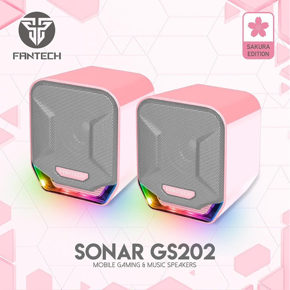 Loa vi tính Gaming siêu gọn nhẹ Fantech GS202 SONAR LED RGB - HÀNG CHÍNH HÃNG