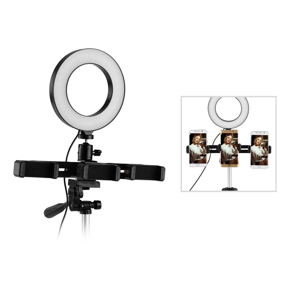 Bộ đèn vòng phát trực tiếp 6.3 inch / 16cm 2700K ~ 6500K có thể thay đổi hai màu
