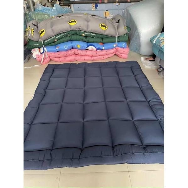 Topper Tấm Trải nệm siêu êm độ dầy 7-9cm topper trải sàn cotton poly cao cấp được chọn mầu