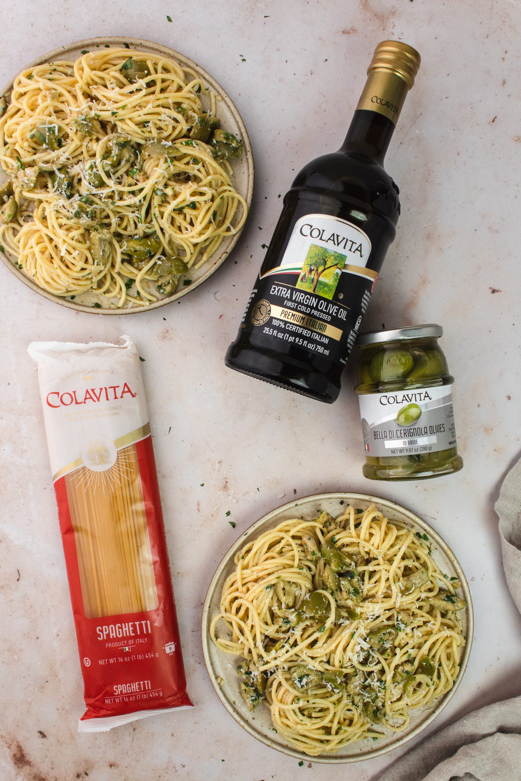 Mì Spaghetti Nhập Khẩu Từ Ý Colavita Spaghetti Pasta (Durum wheat semolina - Long shape)