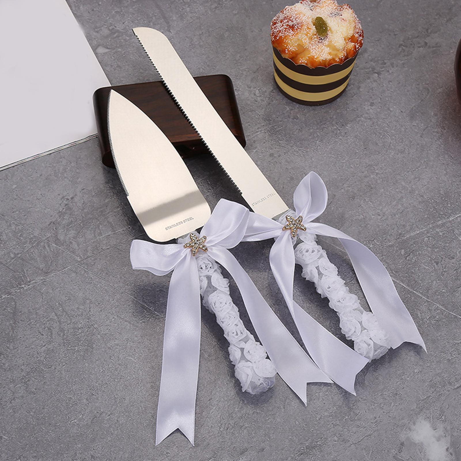 Wedding Cake Server Set Cake Cutting Set Baking Tool for Dessert Baking