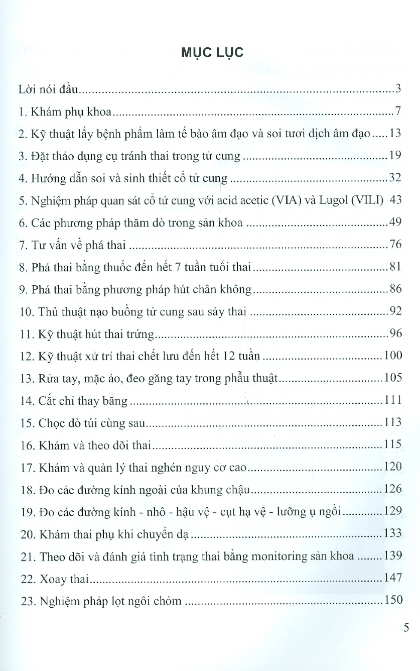 Thủ Thuật Sản Phụ Khoa - Bản in năm 2023