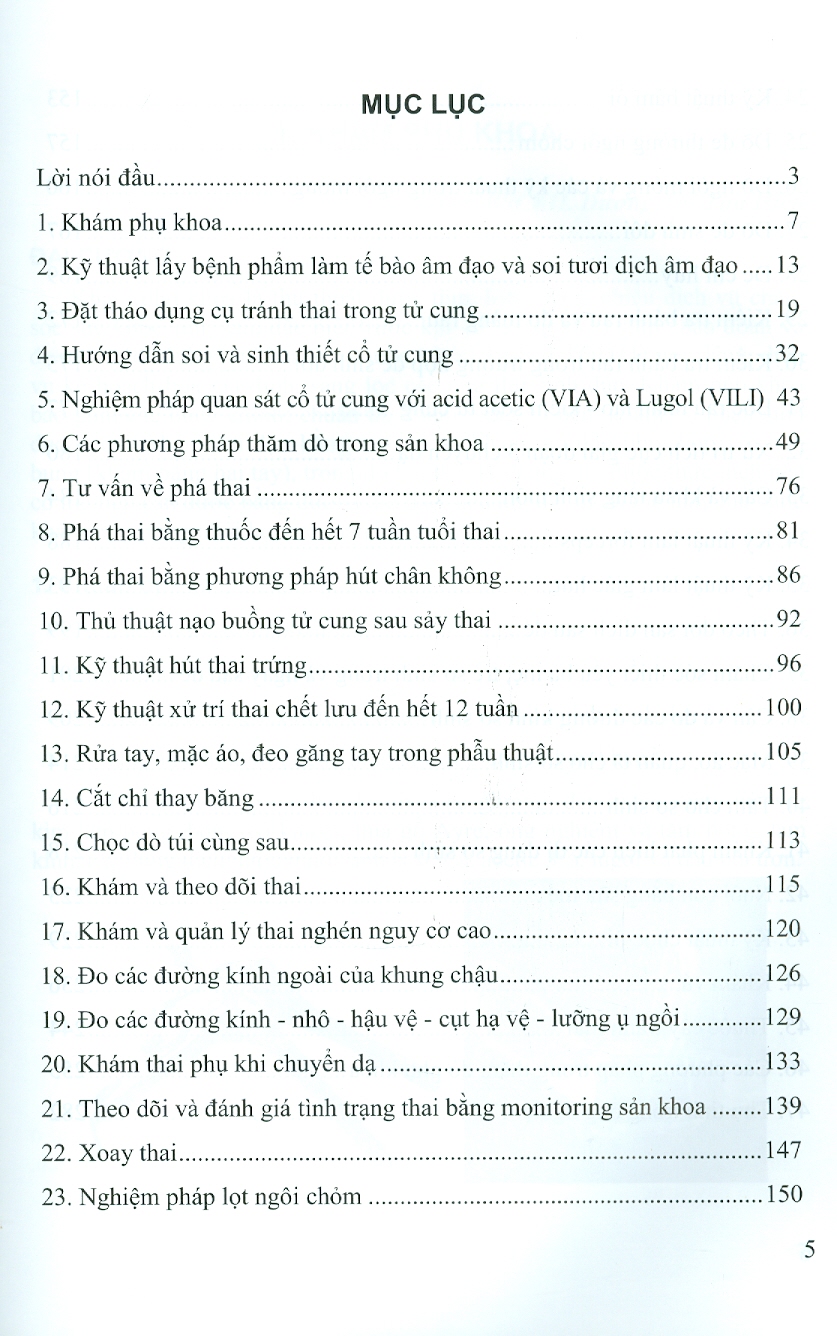 Thủ Thuật Sản Phụ Khoa (Xuất bản lần thứ hai có sửa chữa và bổ sung) - Bản in năm 2023