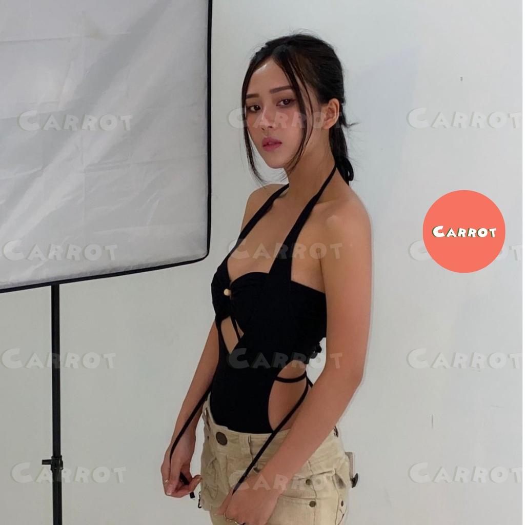 Áo liền quần bodysuit ôm body tôn dáng khoét ngực quyến rũ vải thun cao cấp chất siêu đẹp, mịn carrotxinhdep