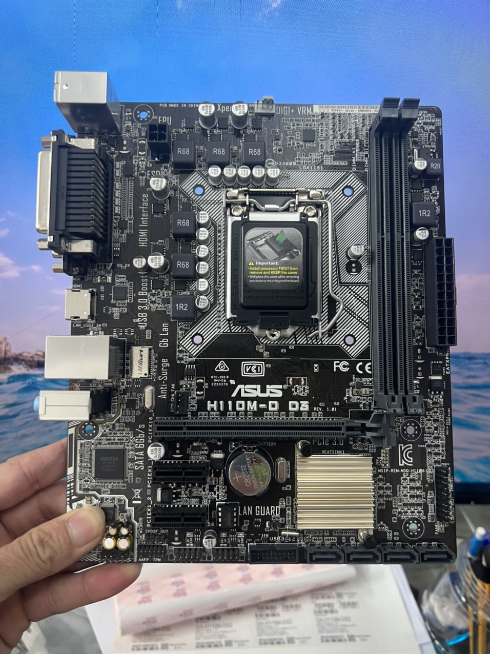 Bo Mạch Chủ (Mainboard) Asus H110M-D D3 (HÀNG CHÍNH HÃNG)