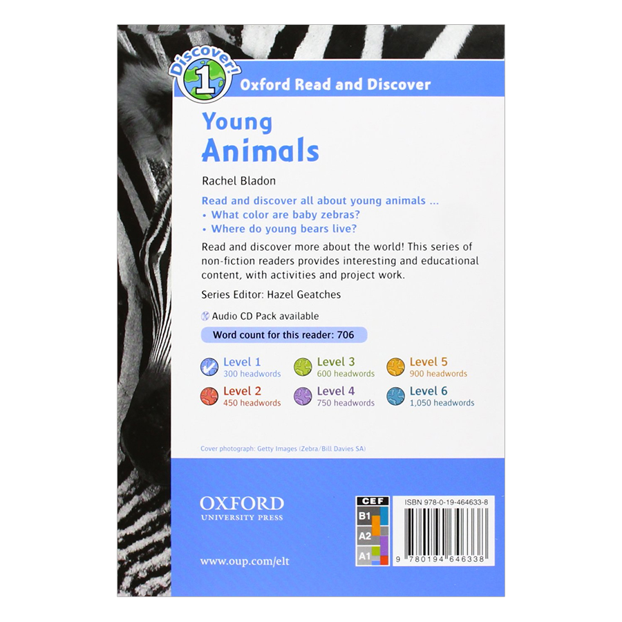 Oxford Read and Discover 1: Young Animals Audio CD Pack