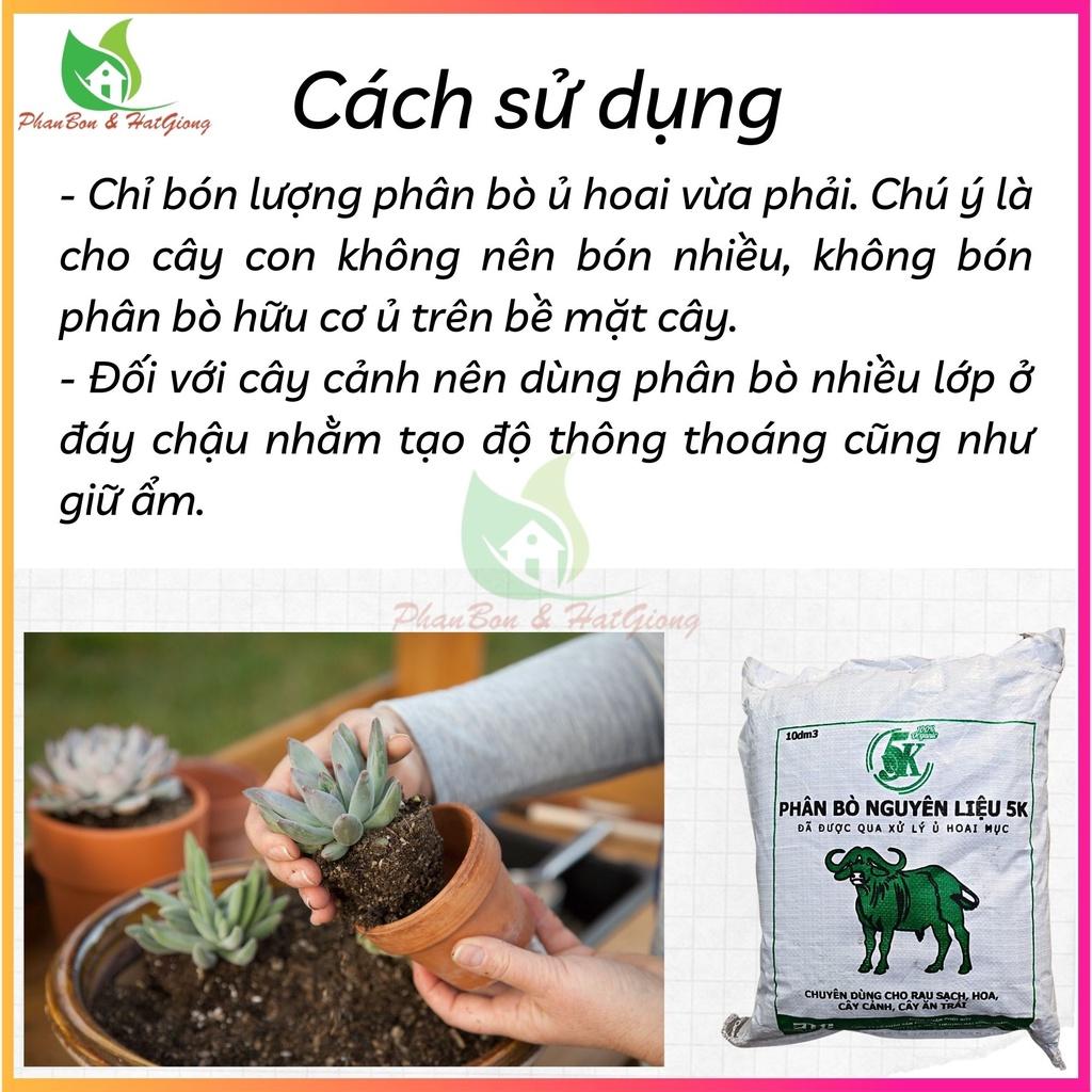 Phân Bò Ủ Hoai Mục Đã Qua Xử Lý DTC 10dm3