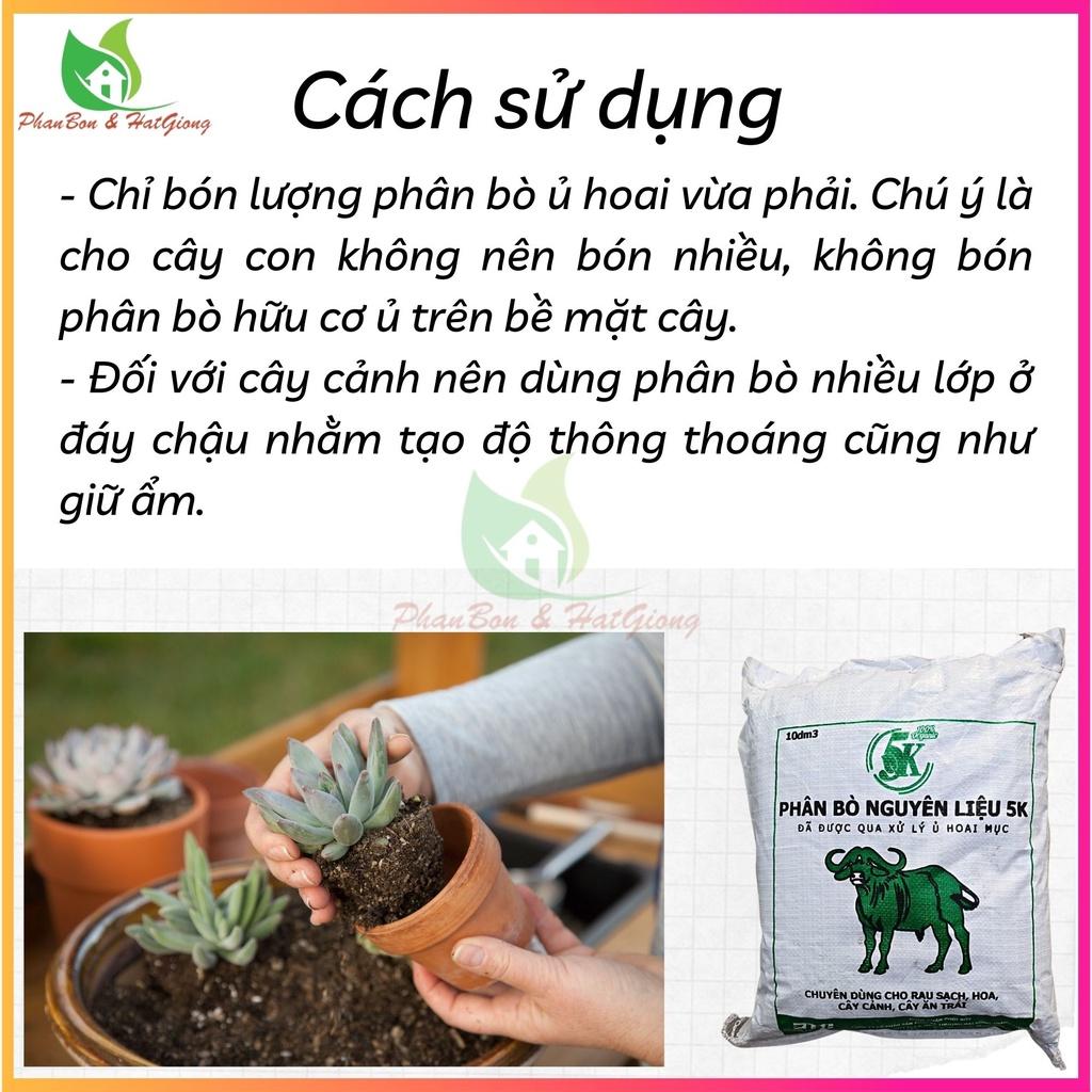 Phân Bò Ủ Hoai Mục Đã Qua Xử Lý DTC 10dm3 [3.3kg] | Shop Phân Bón và Hạt Giống