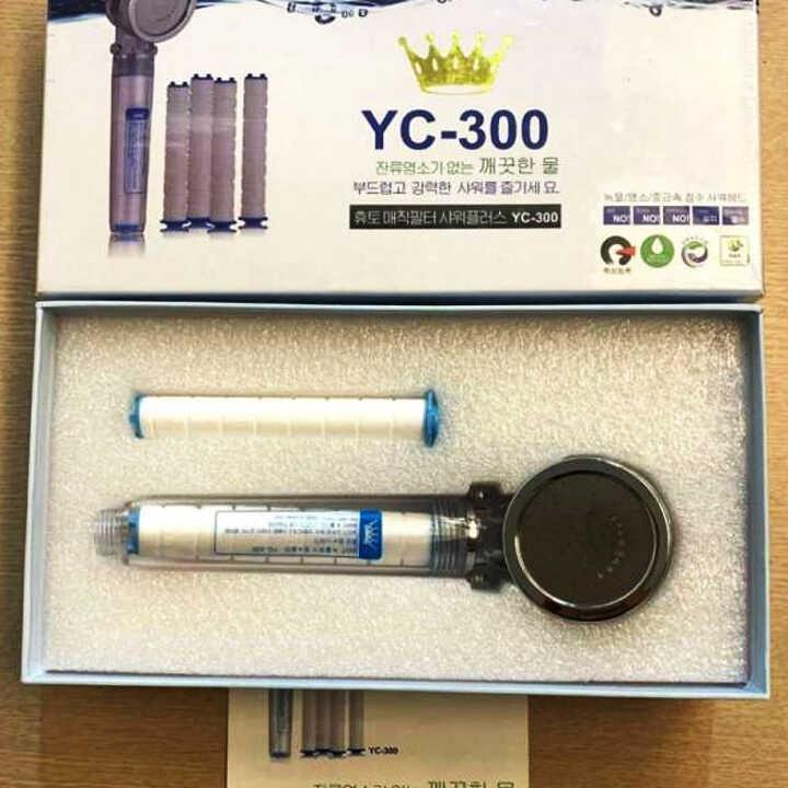 Vòi Sen Yc-300 Tăng Áp Lõi Lọc Nước Khử Khuẩn Hàn Quốc - Tặng Thêm 1 Lõi Lọc - Hàng Chất Lượng