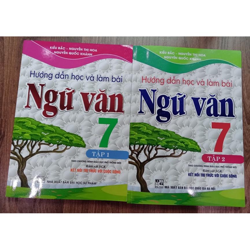 Sách - Combo Hướng Dẫn Học Và Làm Bài Ngữ Văn 7 - Tập 1 + 2
