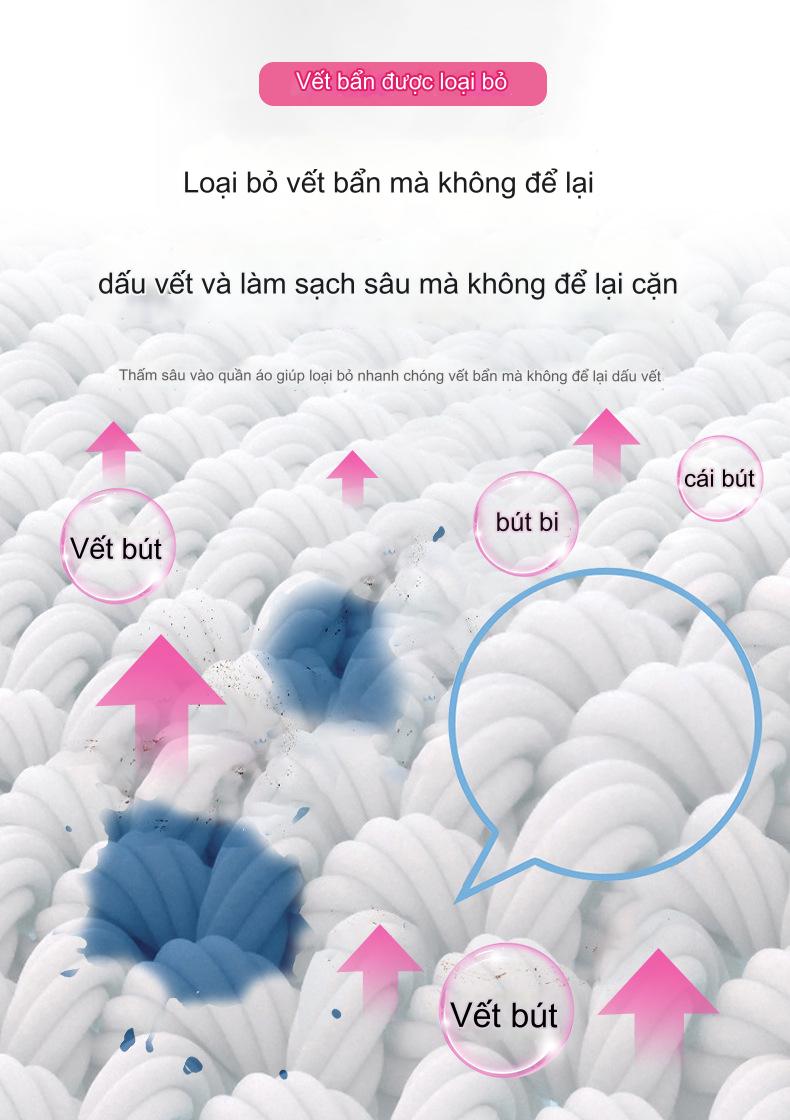 (300ml) Dung Dịch Tẩy Vết Mực Bút Màu, Bút Bi, Bút Lông, Bút Chì Trên Quần Áo - Hàng Nhập Khẩu