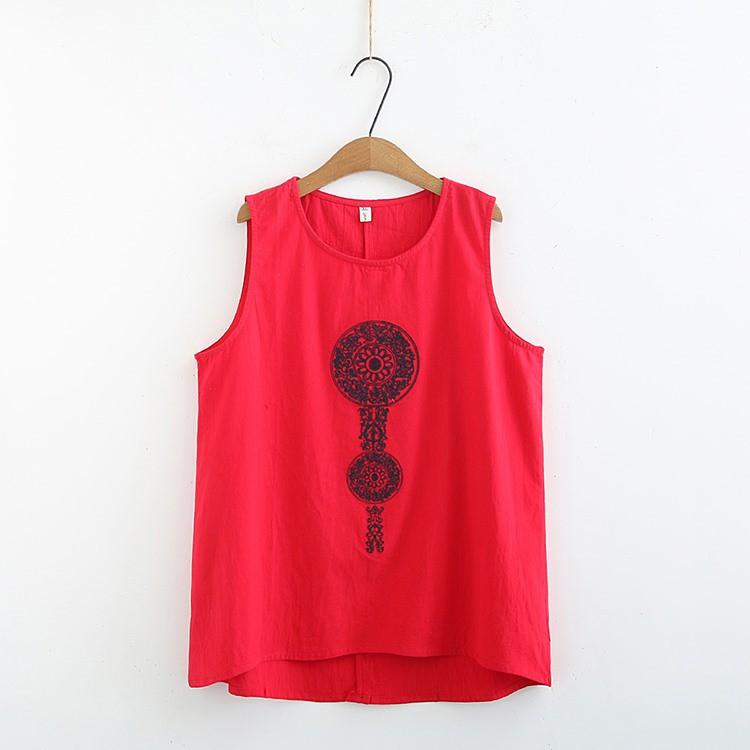 áo sát nách nữ chất đũi thêu - họa tiết THÊU, sang chảnh, hàng VNXK (T15)