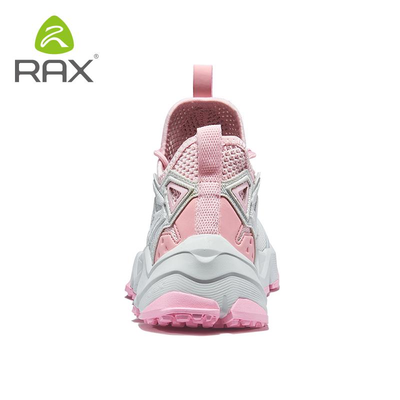 Rax Nữ Giày Đi Bộ Đường Dài Thoáng Khí Thể Thao Ngoài Trời Giày Sneaker Nữ Nhẹ Leo Núi 2019 SS Giày Du Lịch Phong Cách Mới Color: white 485W Shoe Size: 39
