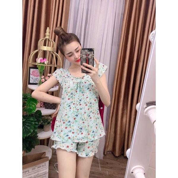 Set đồ bộ nữ cao cấp dễ thương mặc nhà lụa satin mềm mịn thoáng mát AN40 - D'Lavia
