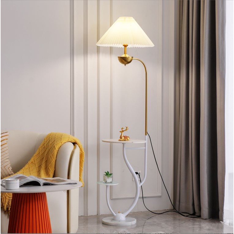 Đèn sàn MONSKY tân cổ điển cao cấp trang trí phòng ngủ siêu đẹp LOẠI LỚN DNL18 tặng kèm bóng LED