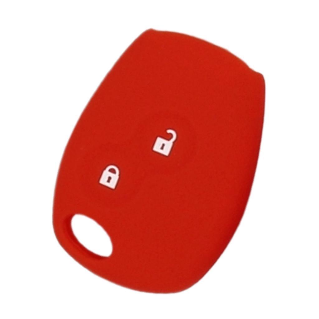 Key Fob 2 Buttons Silicone Protector Cover Case For