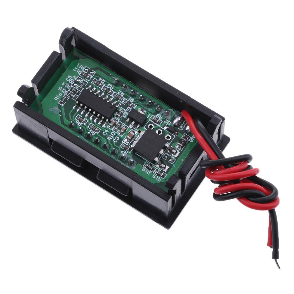 48V Digital Voltmeter Battery Capacity Tester Multimeter for Motor Vehicle