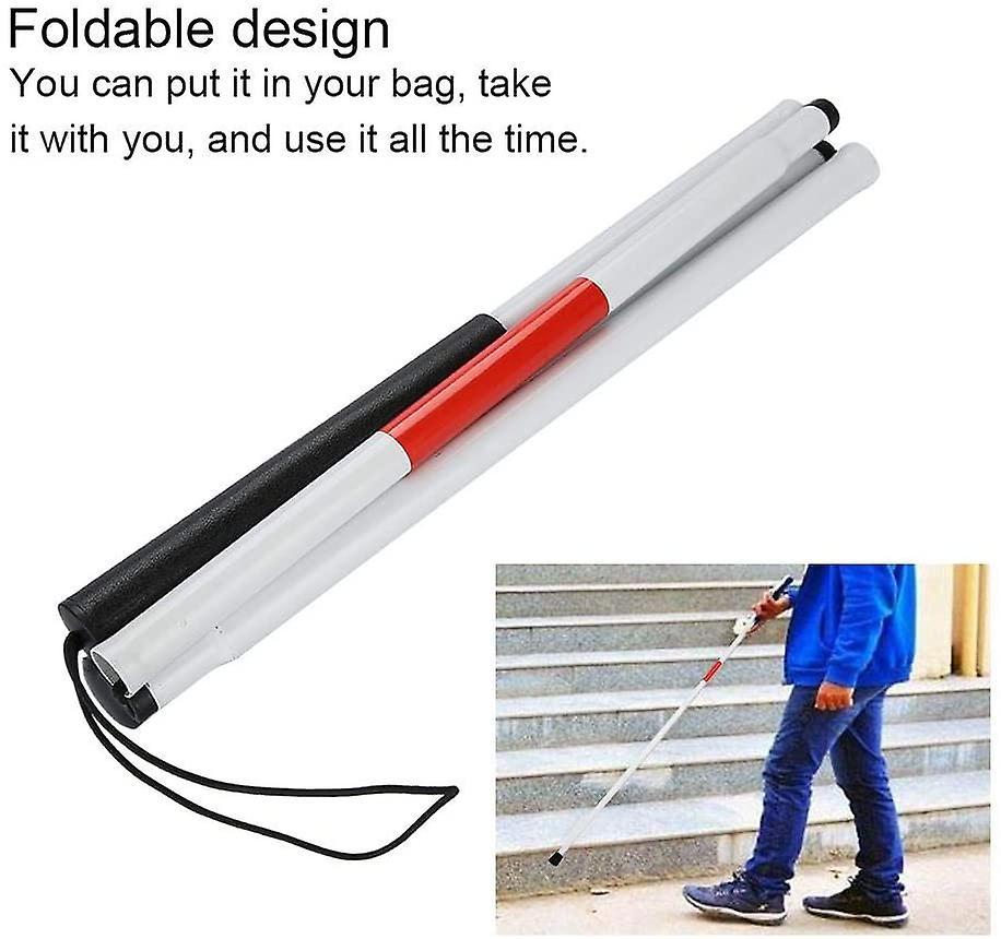 Stick đi bộ cho cái nạng chống trượt mía mù, nhôm, 124cm